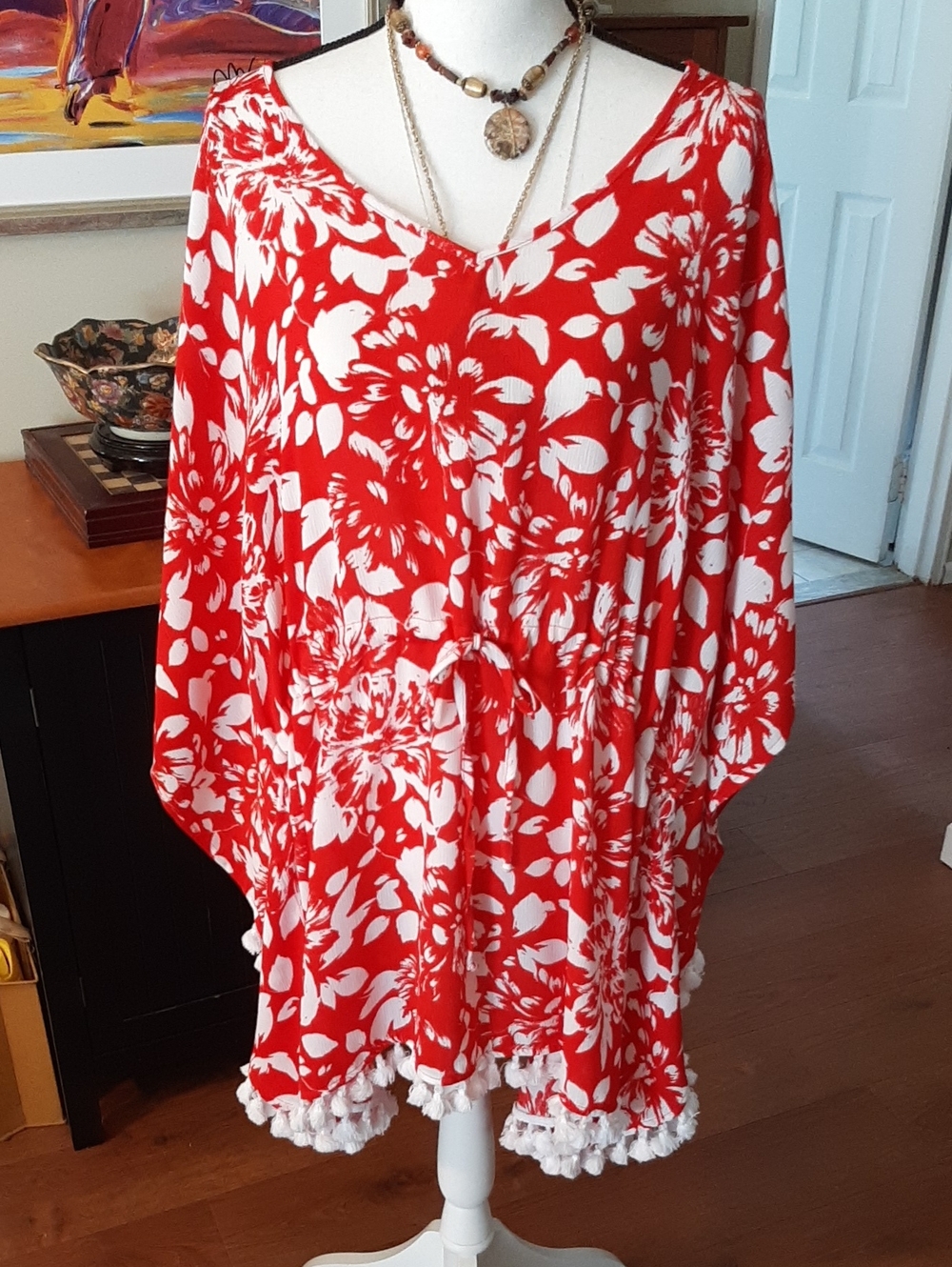 Susan Graver Tropical Beach Coverup